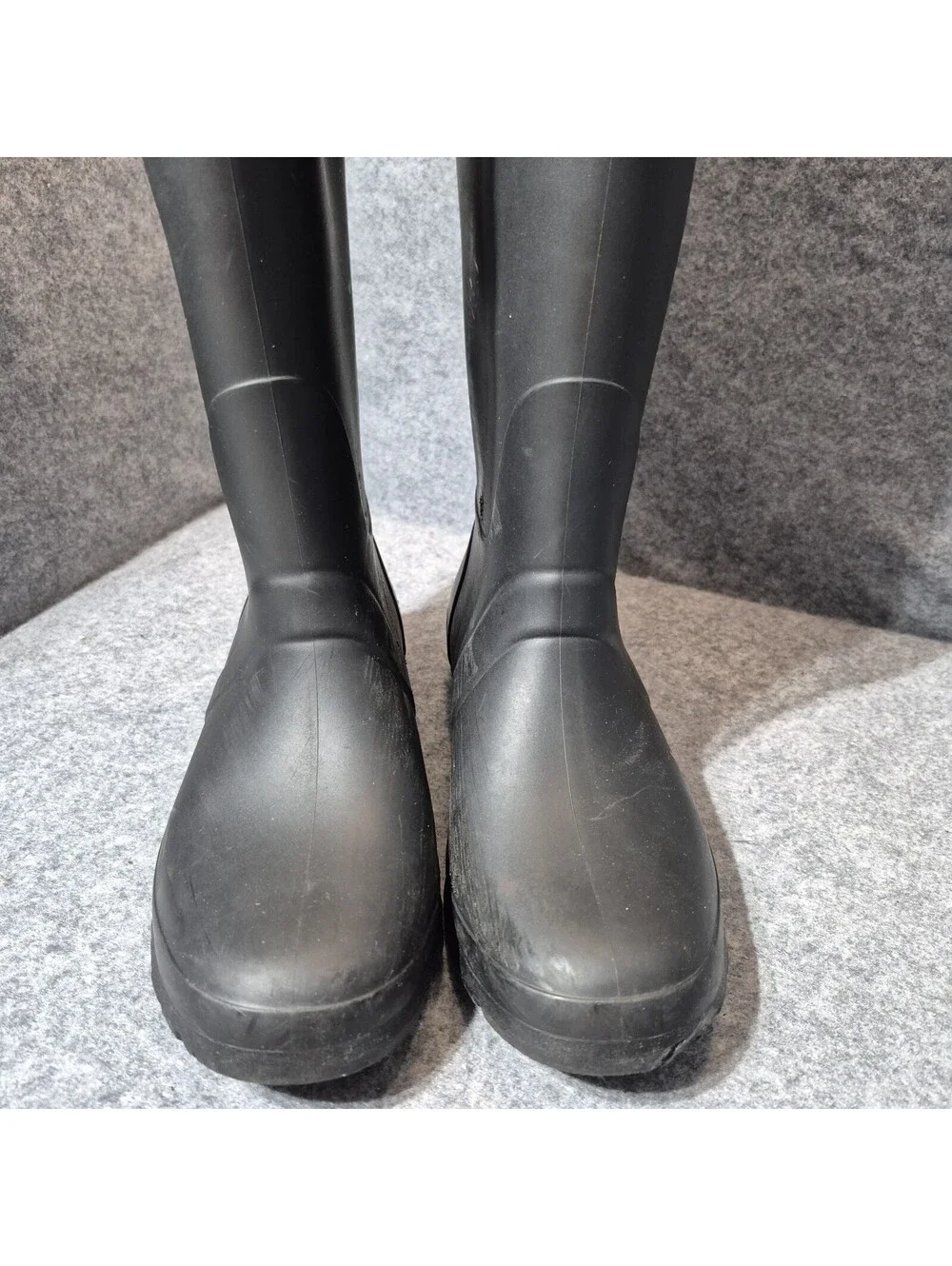 Igor Black Tall Rain Boots Women’s US 6 Waterproof Rubber Made in Spain